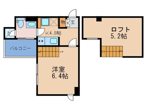 ﾘｾｽ大阪ｲｰｽﾄの物件間取画像